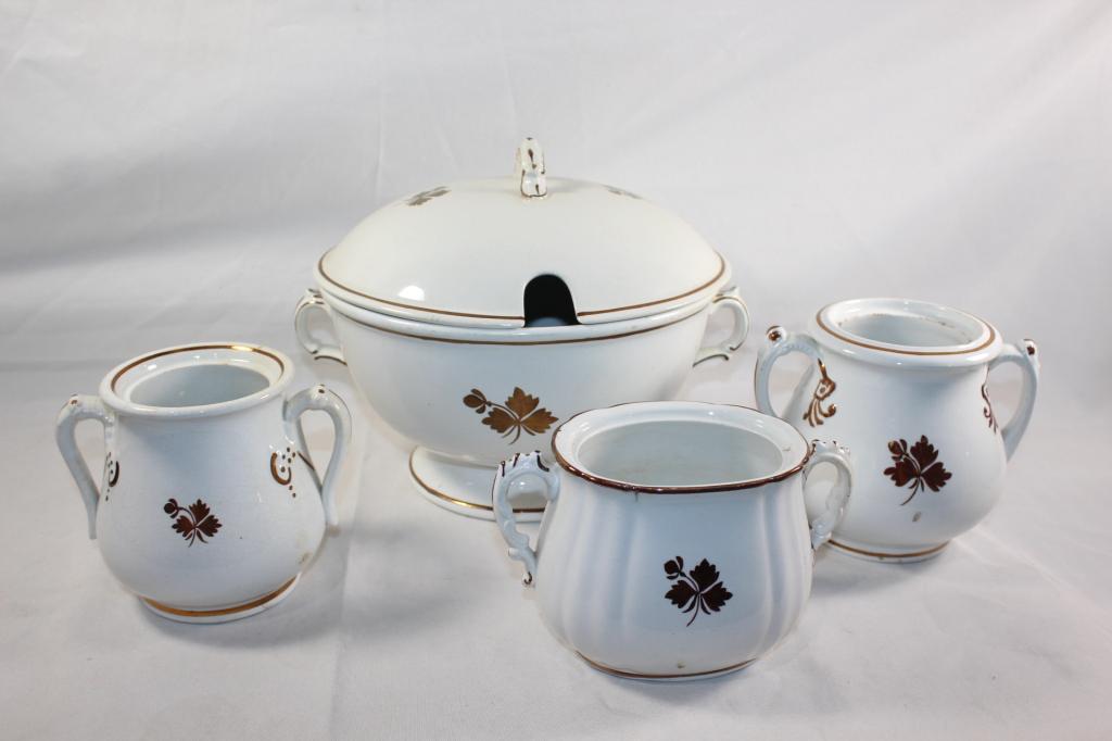 5 PC. ALFRED MEAKIN TEA LEAF CHINA LOT (1 of 4)