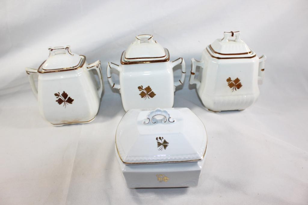 8 PC. ALFRED MEAKIN TEA LEAF CHINA LOT (1 of 4)