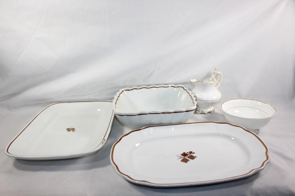 5 PC. ALFRED MEAKIN TEA LEAF CHINA LOT (1 of 5)