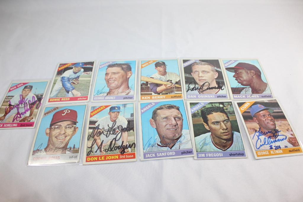 11 PC. Topps Card Lot Signed (1 of 7)