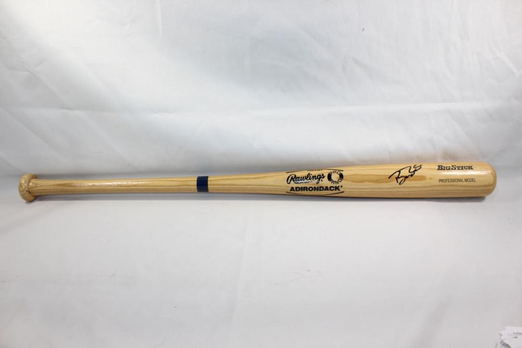 BARRY BONDS SIGNED BASEBALL BAT- NO COA (1 of 3)