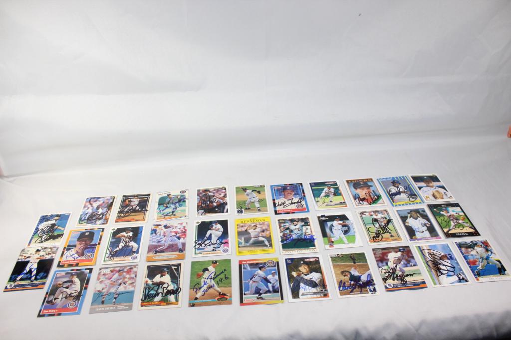 31 SIGNED DETROIT TIGERS BASEBALL CARDS (1 of 10)