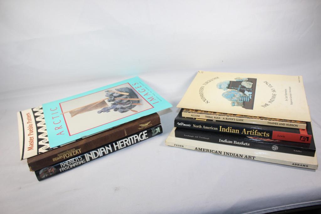 9 BOOK LOT- NATIVE AMERICAN INFORMATION (1 of 3)