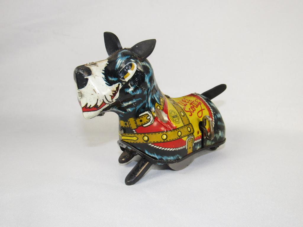 Vintage Marx Wee Scottie Wind UP Toy (1 of 6)
