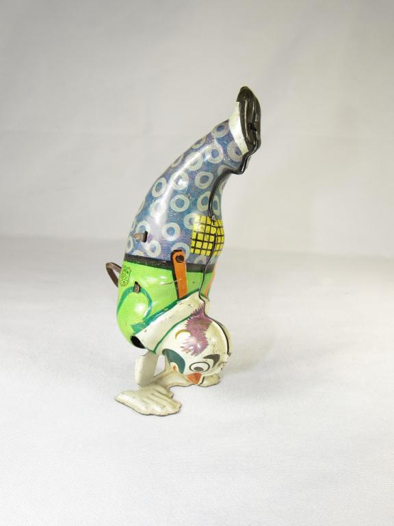 1960s J. Chein Wind Up Handstand Walking Clown (1 of 5)
