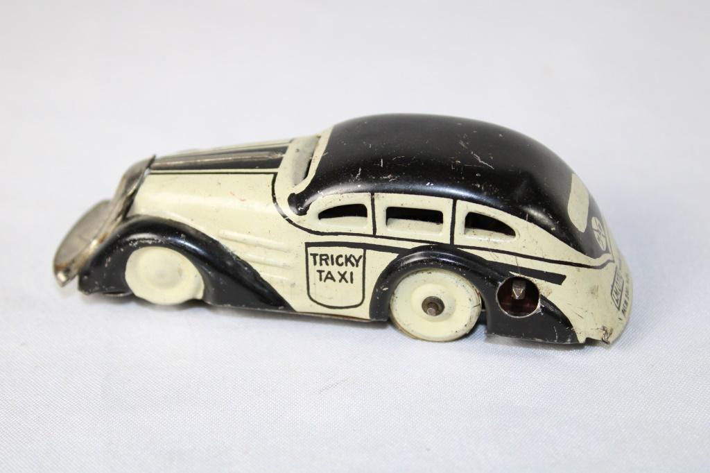 Vintage Marx Tricky Taxi Wind Up Car (1 of 5)