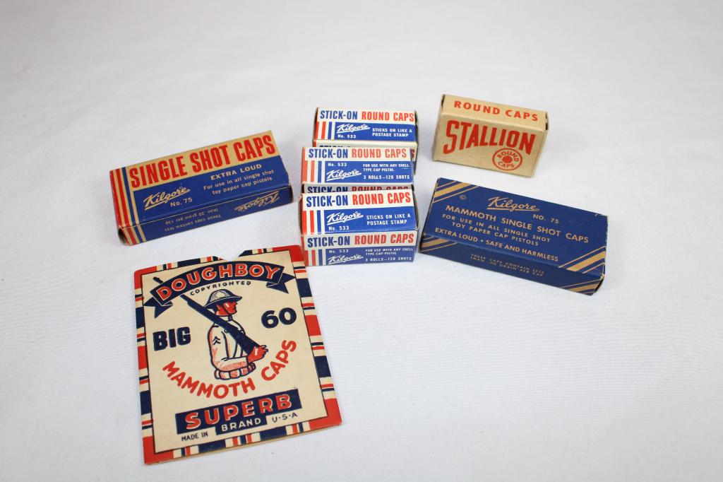 Lot of Vintage Caps for Cap Guns with boxes (1 of 4)