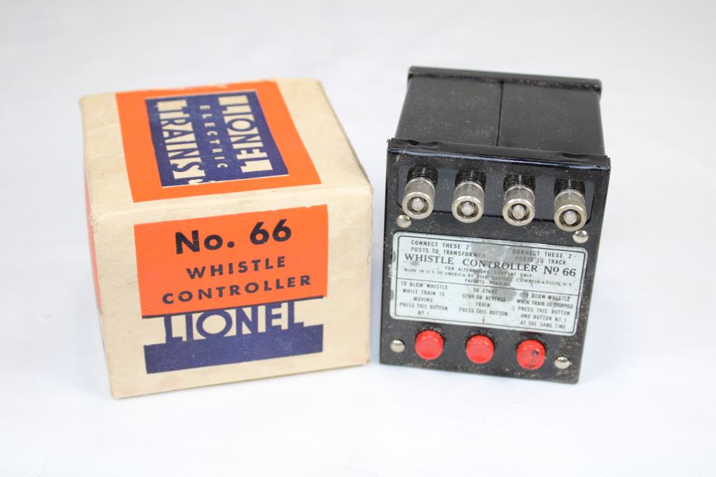 Lionel #66 Whistle Controller with Box (1 of 3)