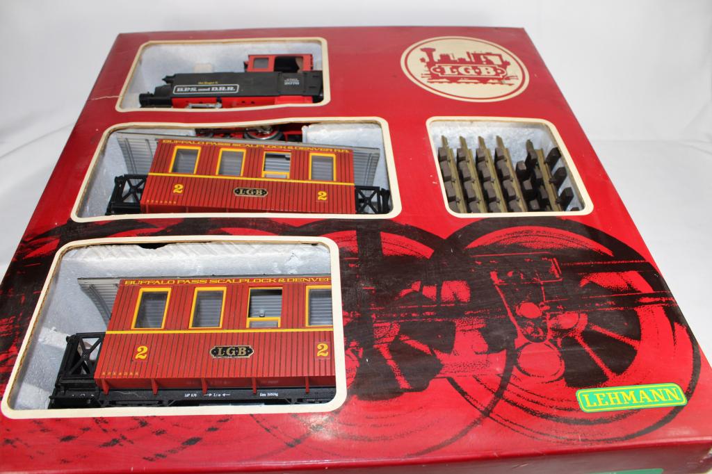 LGB 1984 Buffalo Pass Train Set: missing transformer as pictured, good overall