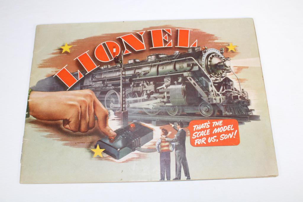 Lionel 1940 Orginal Train Catalog: Great condition, some tears as pictured on front cover