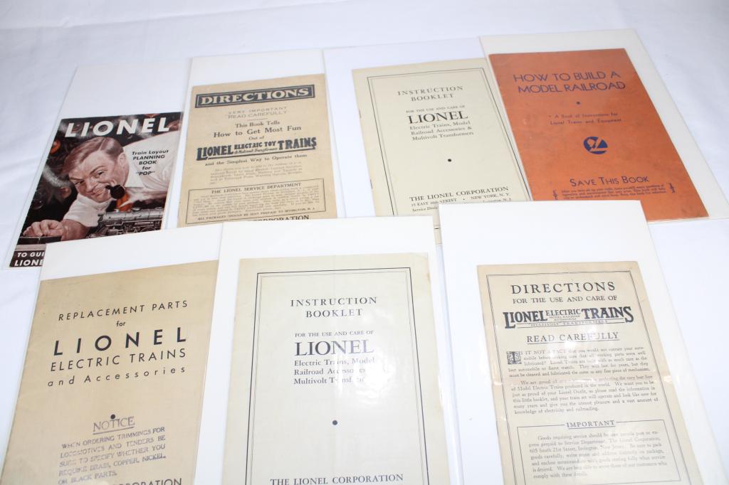Instructions / Booklets for Lionel Trains (1 of 6)