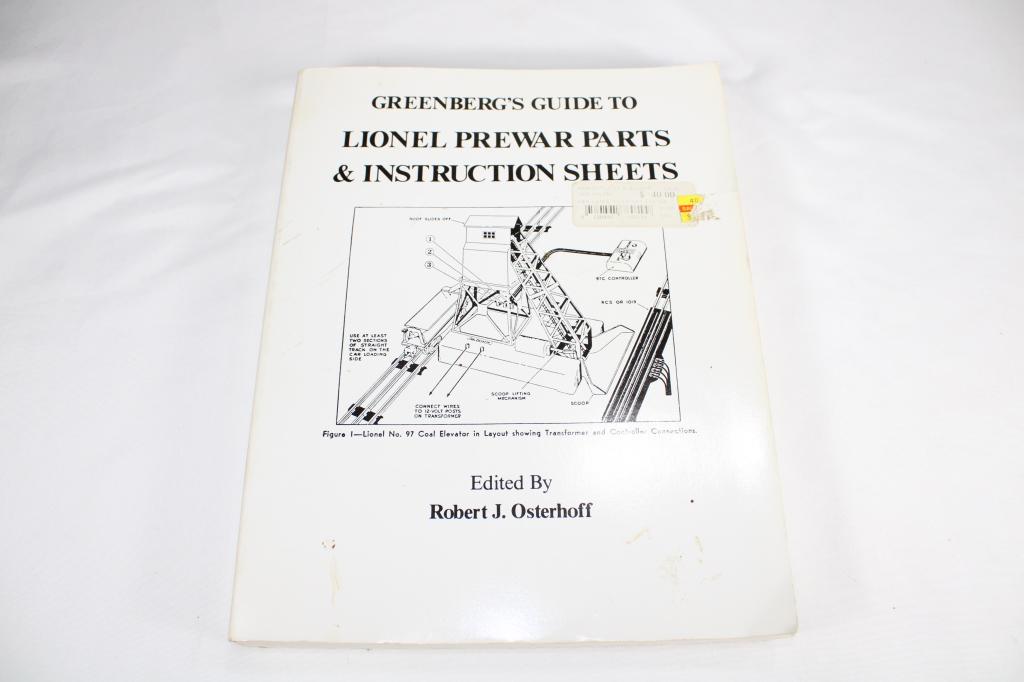 Greenberg's Guide to Lionel Pre-War Parts: second printing 1996