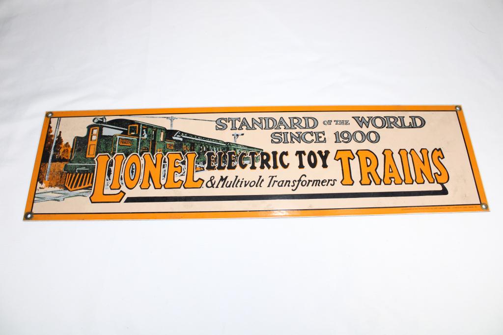 Lionel Trains Porcelain Sign (1 of 3)