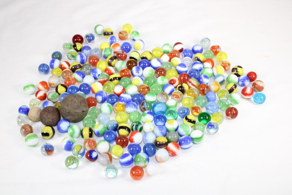 Lot of Marbles: as pictured