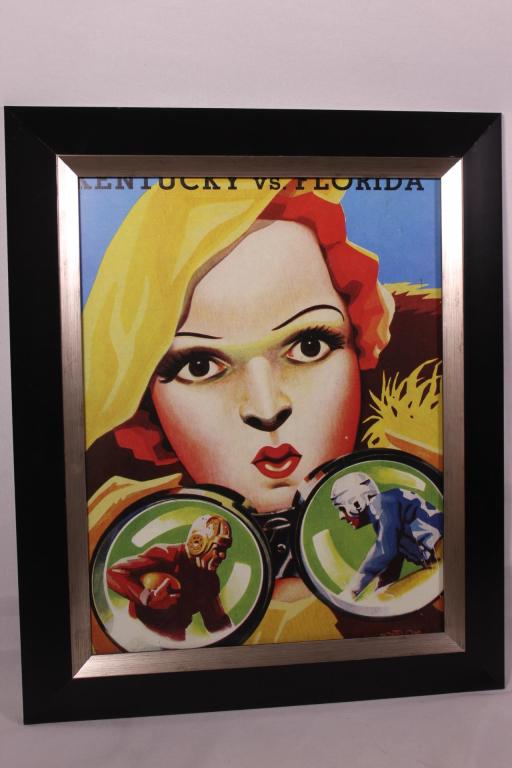 Vintage Kentucky Vs Florida Framed college Program (1 of 3)