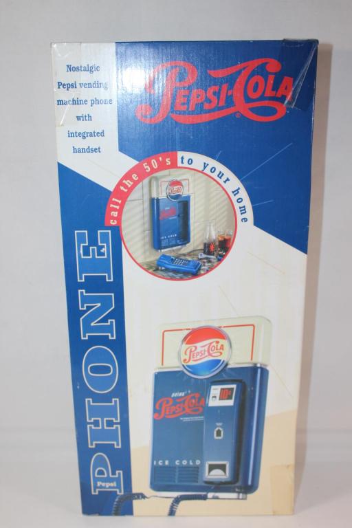 VINTAGE 1995 PEPSI 50'S VENDING MACHINE TELEPHONE (1 of 4)