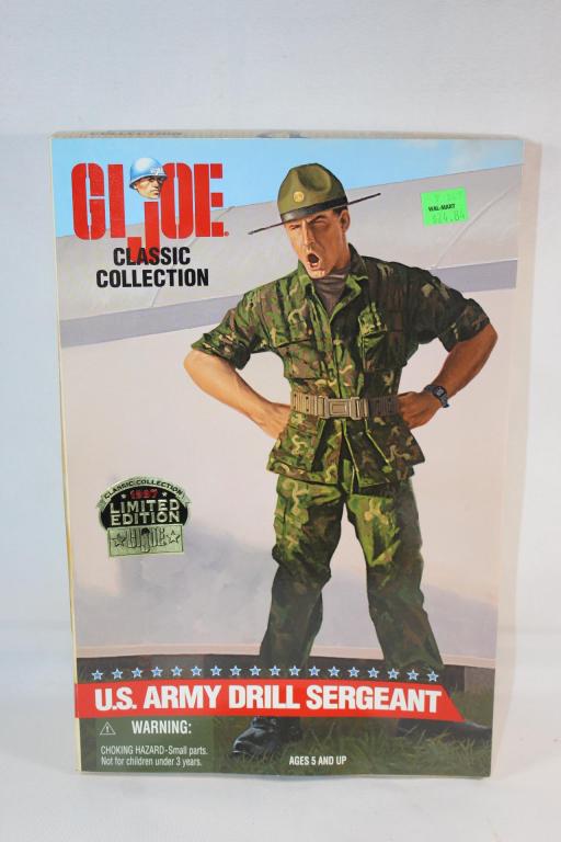 G.I.JOE US ARMY DRILL SERGEANT 1997 L.E. NIB (1 of 6)