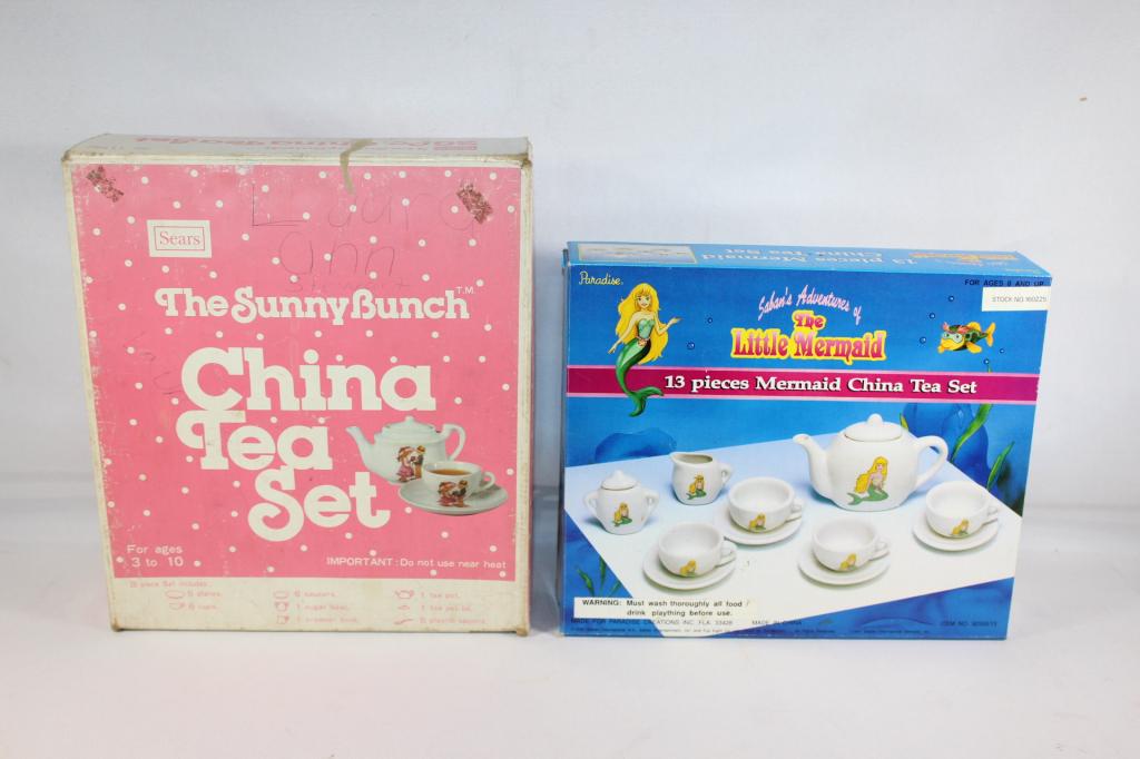 2 VINTAGE TEA SETS- THE SUNNY BUNCH/ PARADISE (1 of 3)