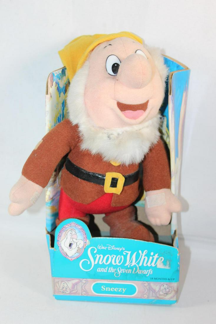 1992 MATTEL SNEEZY PLUSH DOLL: AS PICTURED