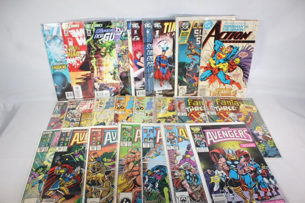 24 PC. COMIC BOOK LOT- DC & MARVEL COMICS (1 of 7)
