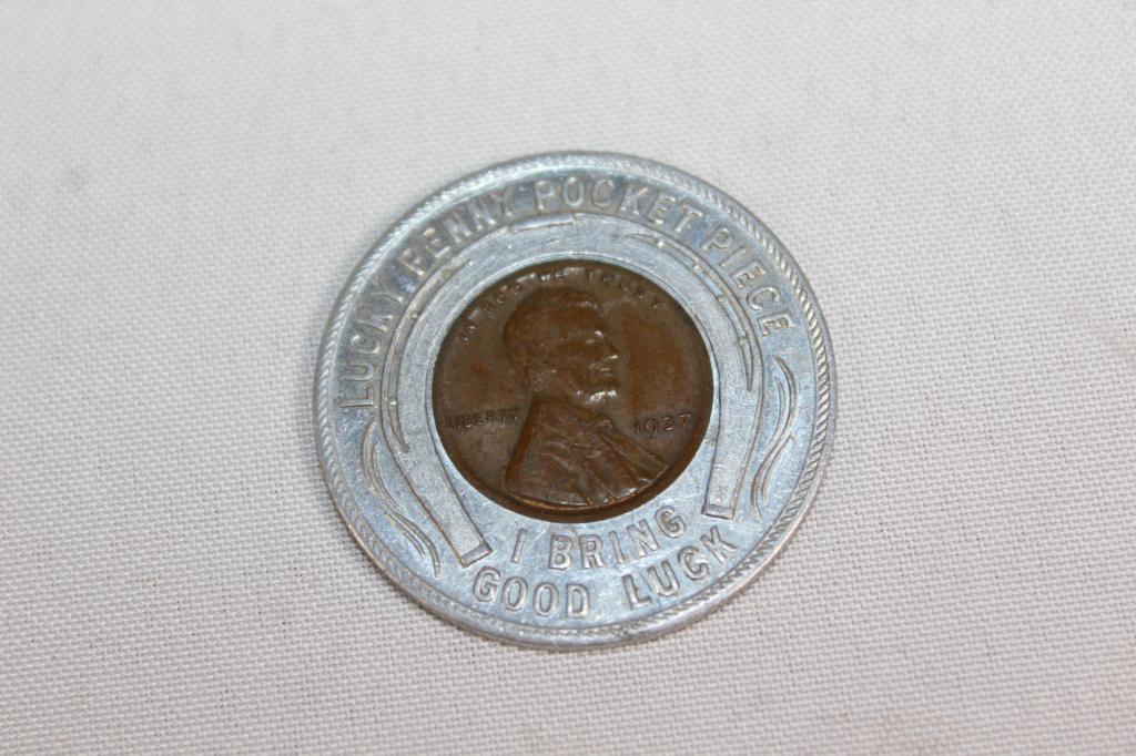 1937 ONE CENT LUCKY PENNY (1 of 2)