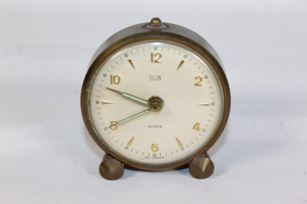 ELGIN WEST GERMANY ALARM CLOCK (1 of 3)