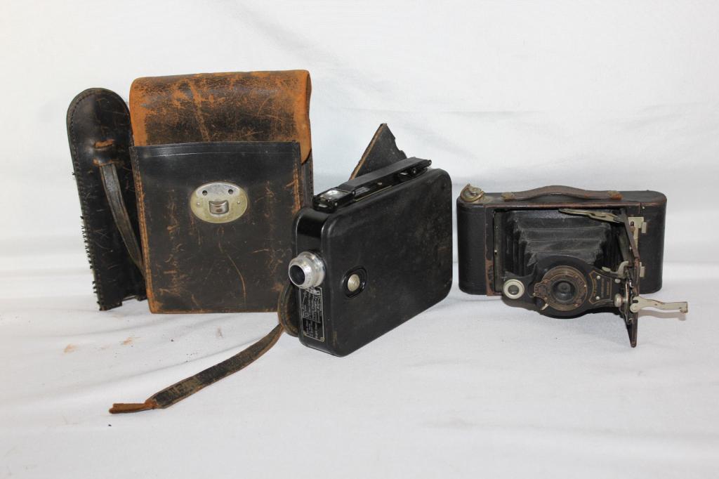VINTAGE CAMERA LOT- KODAK EIGHT,KODAK NO. 2 (1 of 3)