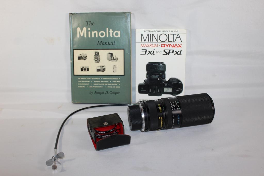 7 PC. CAMERA LENS/BOOK LOT (1 of 5)