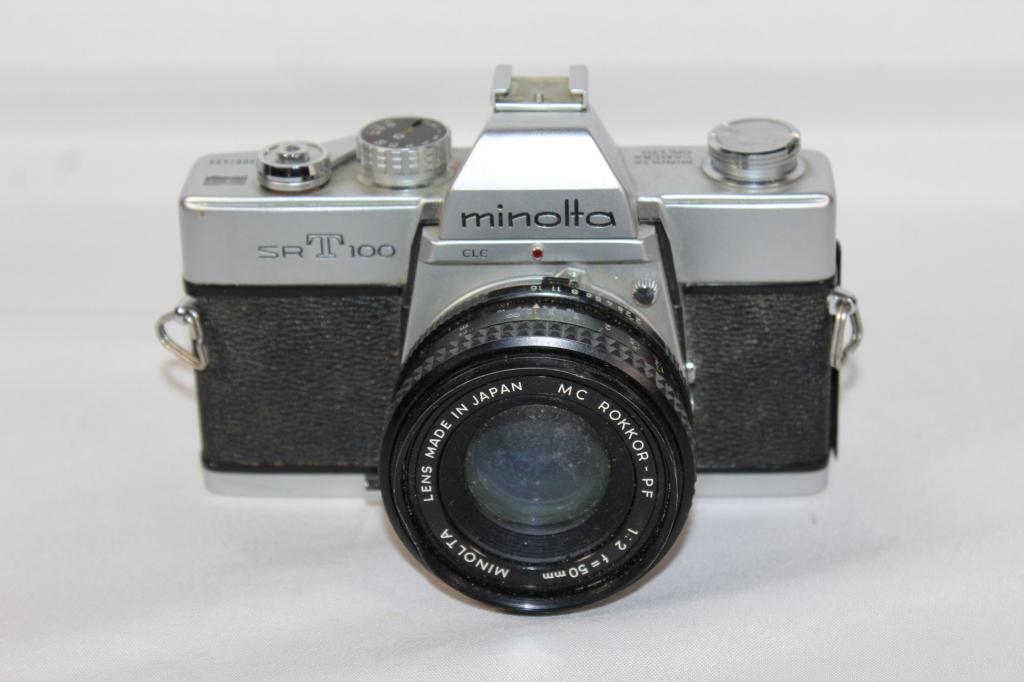 MINOLTA SRT 101 35MM FILM SLR CAMERA (1 of 4)