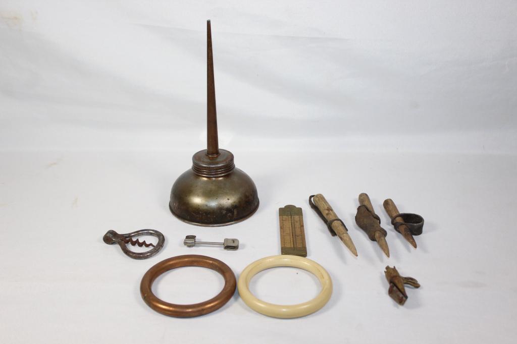 Vintage Tool Lot - Oiler, etd. (1 of 5)