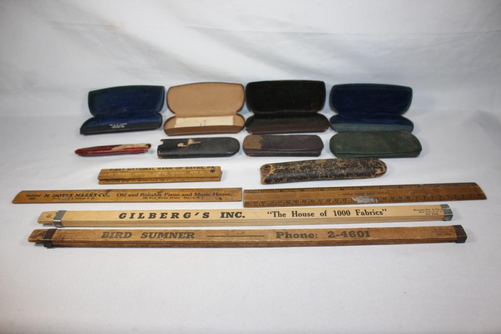 14 PC. MISC. LOT- READING GLASSES CASE, ETC. (1 of 5)