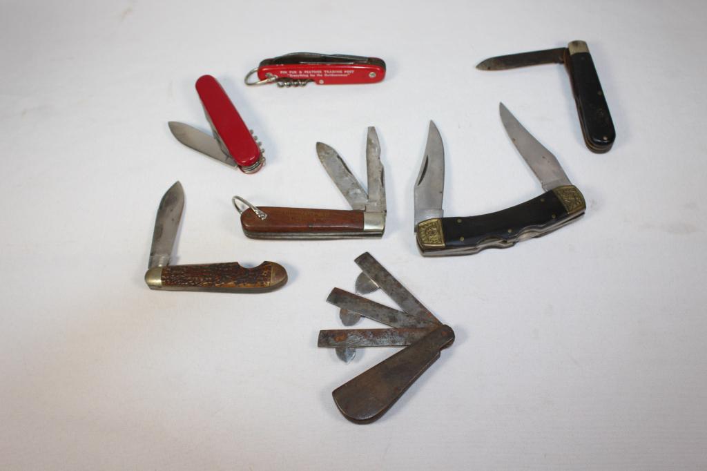7 PC. FOLDING POCKET KNIFE LOT (1 of 5)