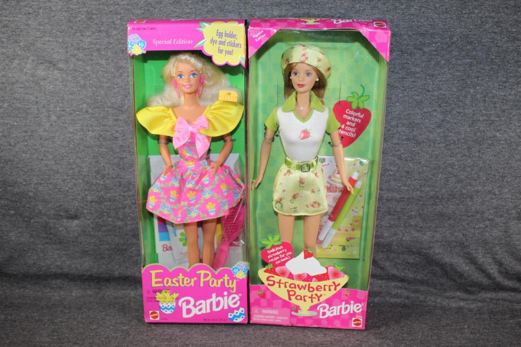 2 PC. BARBIE LOT- STRAWBERRY PARTY (1 of 7)