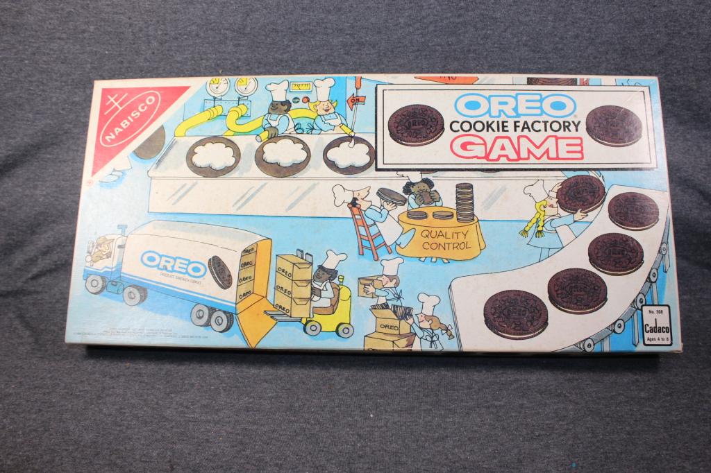 VINTAGE 1987 NABISCO OREO COOKIE FACTORY GAME (1 of 2)