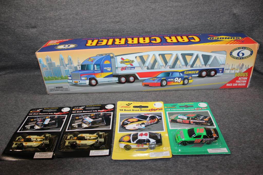 5 PC. CAR/CAR CARRIER TOY LOT (1 of 4)