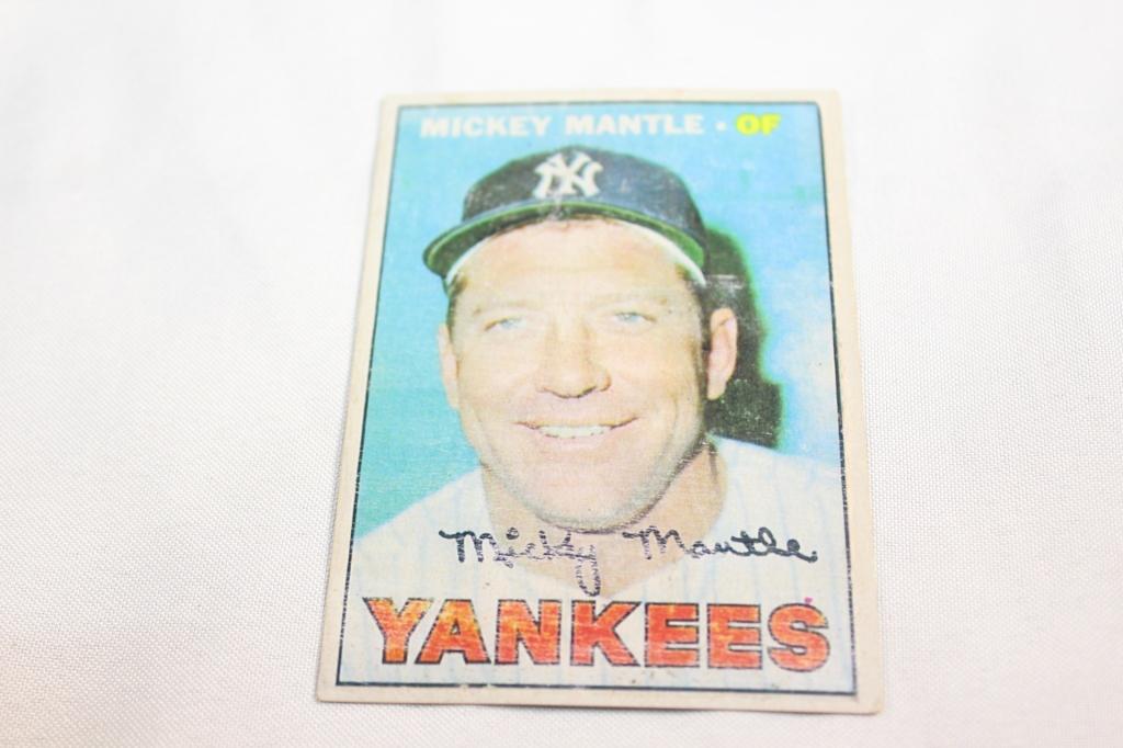 1967 Mickey Mantle Topps Card 150 Ungraded (1 of 2)