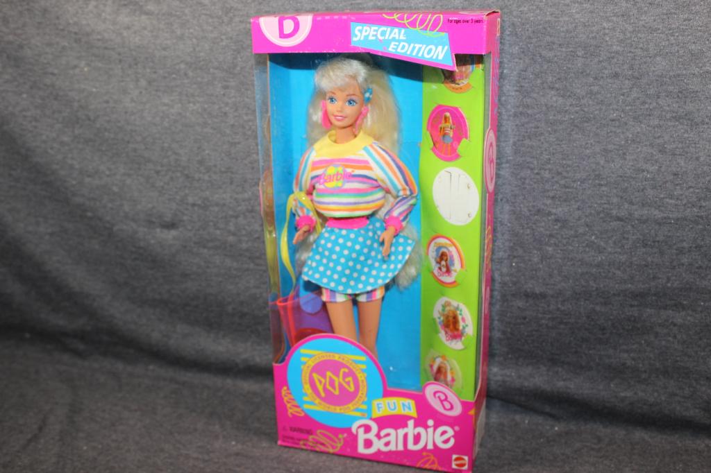 VINTAGE BARBIE POG FUN SPECIAL EDITION DOLL 1994: UNOPENED IN THE BOX. AS PICTURED