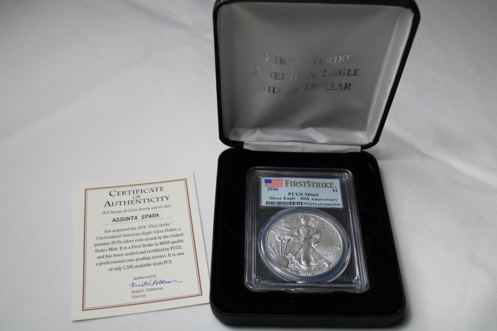 Silver Eagle 30th Anniversary 1st Strike PCGS MS69 (1 of 6)