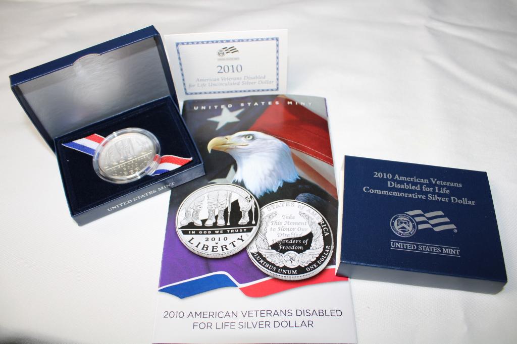 2010 Silver Dollar American Veterans (1 of 3)