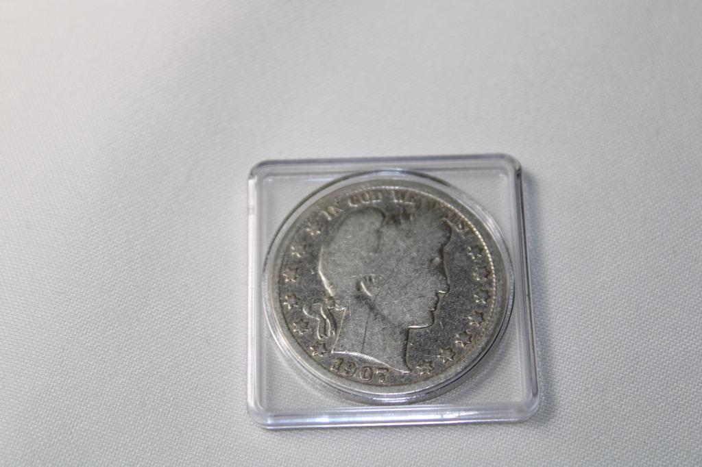 1907 Barber Half Dollar (1 of 2)