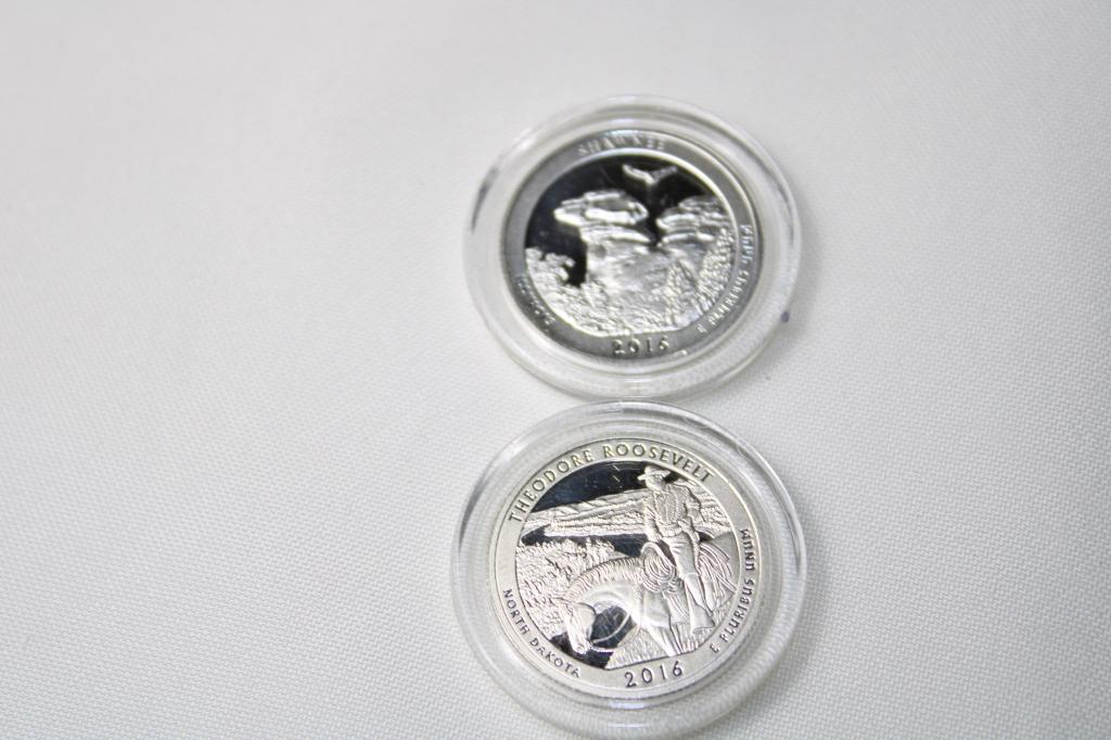 Pair Silver Proof Quarters (1 of 2)