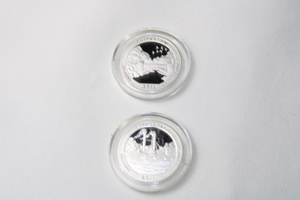 Pair Silver Proof Quarters (1 of 2)