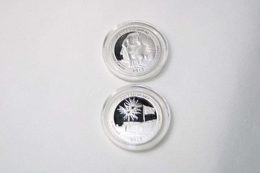 Pair Silver Proof Quarters (1 of 2)