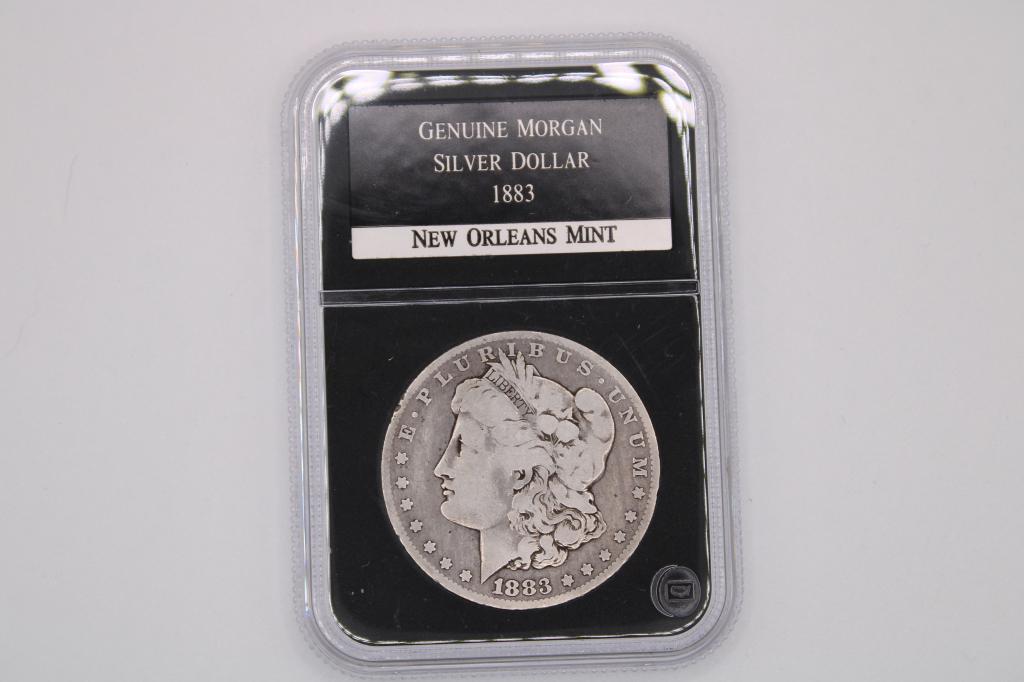 1883 Orleans Mint Morgan Silver Dollar: 1883 - Orleans Mint - PCS Coin and Stamps MGO-4659188305