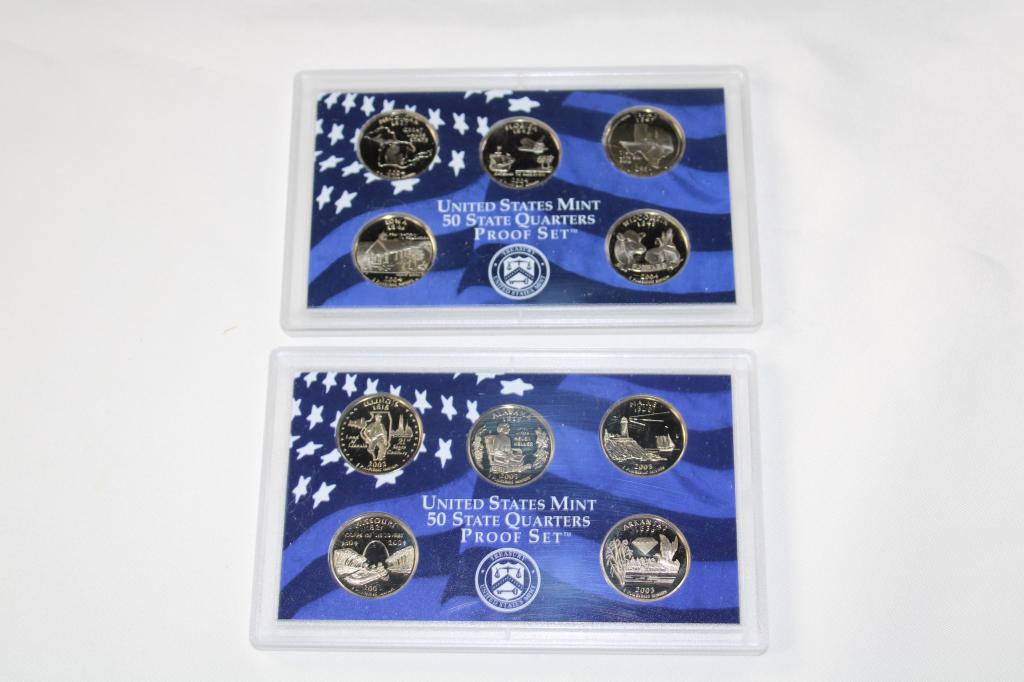 2003 & 2004 Proof Set 50 State Quarters (1 of 5)