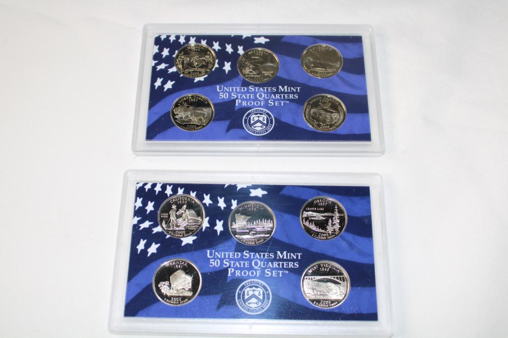 2005 & 2006 Proof Set 50 State Quarters (1 of 5)