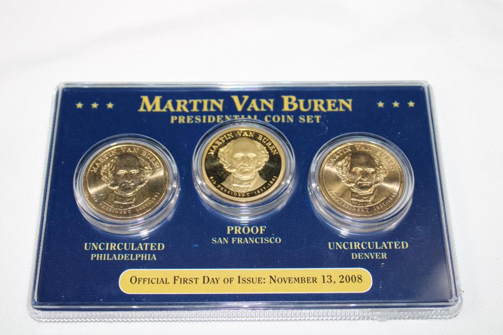 2008 Martin Van Buren Presidential Coin Set (1 of 2)
