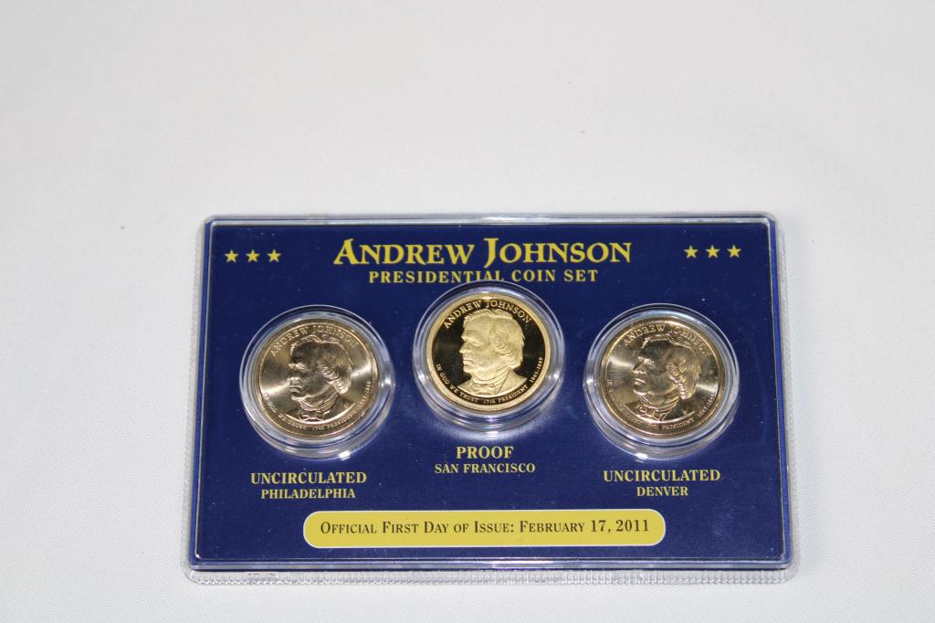 2011 Andrew Johnson Presidential Coin Set (1 of 2)