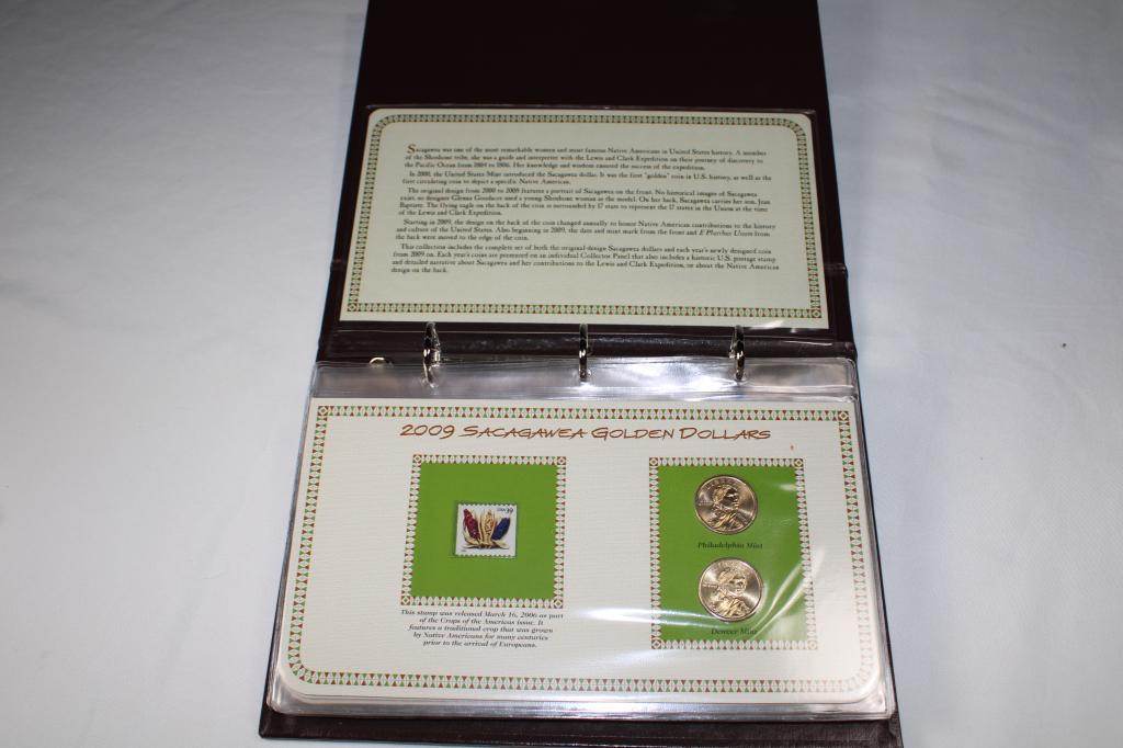 Collection of Sacagawea Golden Dollars & Stamps (1 of 4)
