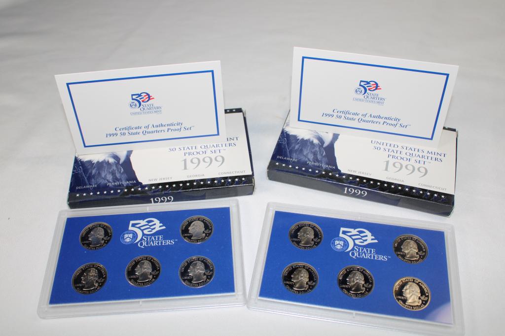 Pair 1999-s US State Quarter Proof Set (1 of 4)